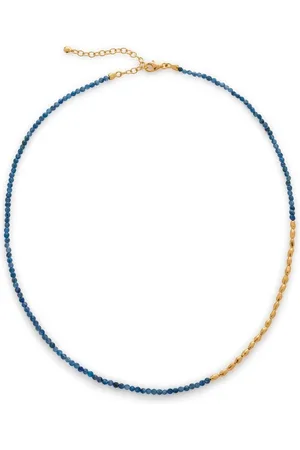Monica Vinader Mini nugget gemstone beaded necklace