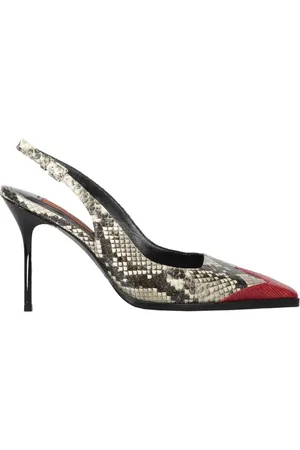 Missoni Leather slingback pumps