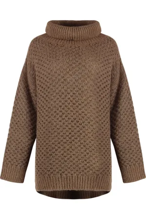 Malo Perforated-knit jumper