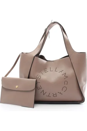 Stella McCartney 2000s perforated-logo tote bag