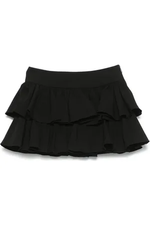 ROTATE Tiered mini skirt