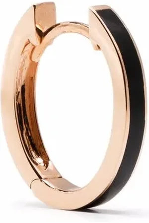ANAPSARA 18kt rose gold Micro Cosmos single hoop earring