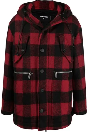 Dsquared2 Checked single-breasted coat