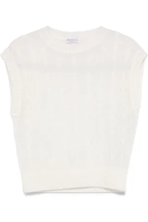 Brunello Cucinelli Cable-knit vest