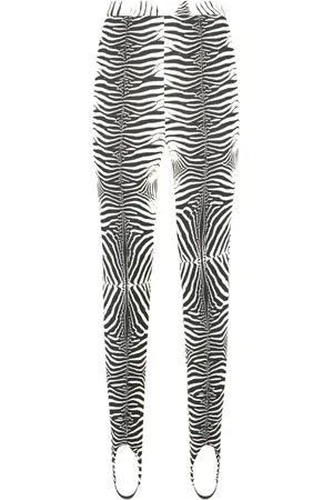 Roberto Cavalli Zebra-print leggings