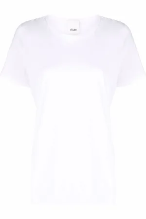 Allude Short-sleeve cotton T-shirt