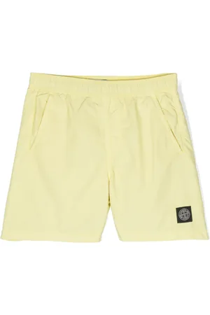 Stone Island Logo-patch elasticated-waist shorts