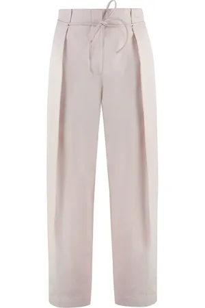 YVES SALOMON Belted trousers