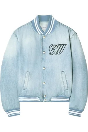 OFF-WHITE Denim bomber jacket