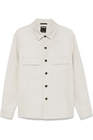 Ermenegildo Zegna Cut-away-collar shirt