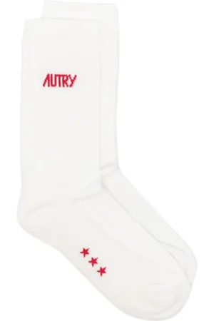 Autry Logo-intarsia socks