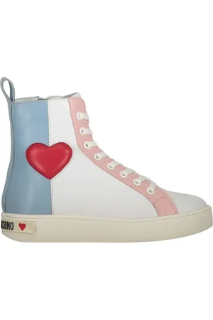 Moschino Heart-detail high-top sneakers
