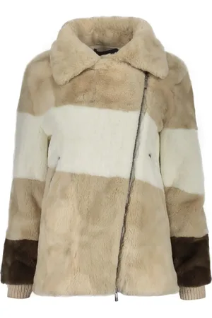 LORENA ANTONIAZZI Faux-fur jacket