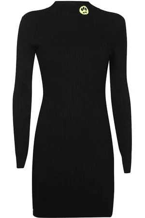 BARROW Ribbed-knit mini dress
