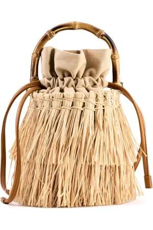SIMON MILLER Tiki Fringe bucket bag