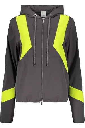 LORENA ANTONIAZZI Contrast-panel hooded jacket