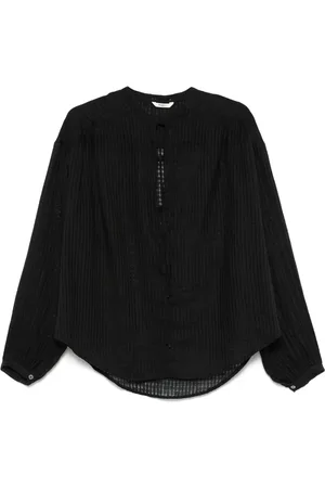 BARENA Fine-check blouse