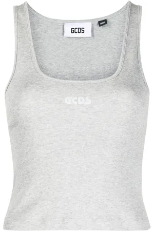 GCDS Logo-print tank top