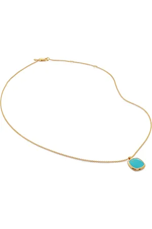 Monica Vinader Delphi turquoise pendant necklace