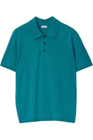 Burberry Short-sleeve wool polo shirt