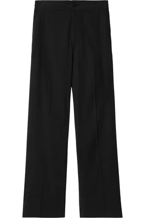 Burberry Pressed-crease cotton trousers
