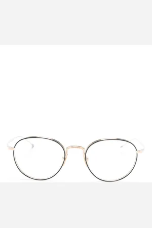 Thom Browne Round-frame clear glasses