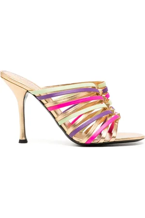 VALENTINO GARAVANI Strappy 100mm stiletto mules