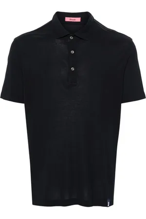 DRUMOHR Spread-collar cotton polo shirt