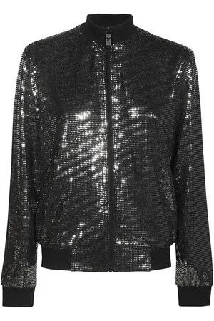 John Richmond High-shine bomber jacket