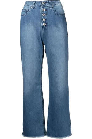 Michael Kors Selma high-rise cropped jeans
