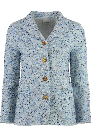 ST. JOHN Single-breasted tweed blazer