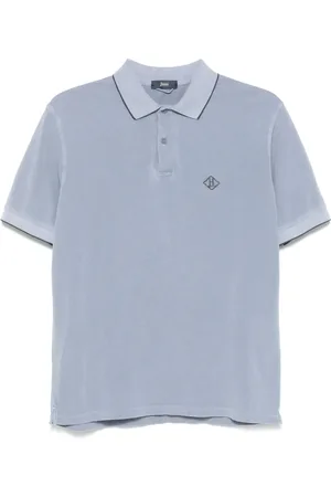 HERNO Logo-embroidered polo shirt