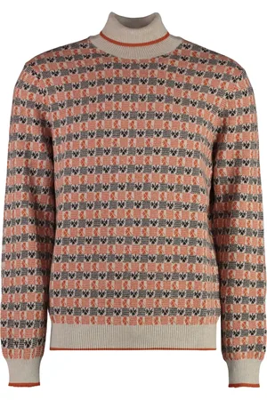 Malo Geometric-pattern sweater