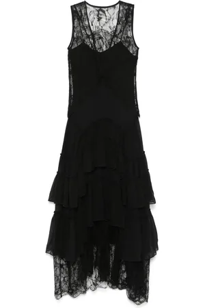 ISABEL BENENATO Ruffled maxi dress