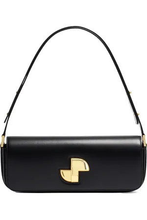 Patou Le Lock leather shoulder bag