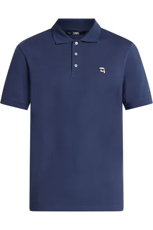 Karl Lagerfeld IKONIK embroidered-logo polo shirt