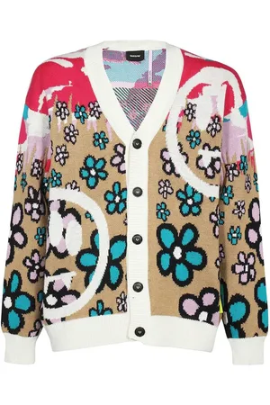 BARROW Floral-jacquard cardigan