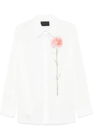 Simone Rocha Carnation-print shirt