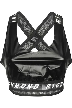 John Richmond Technical-fabric top