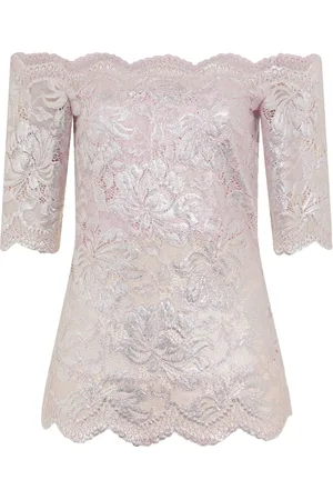 Paco rabanne Floral-lace blouse