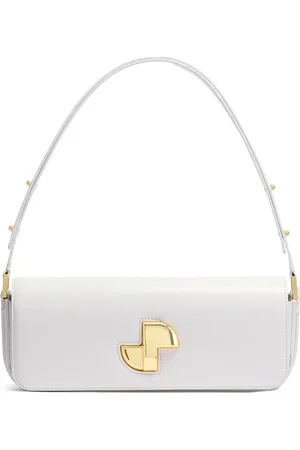 Patou Le Lock leather shoulder bag