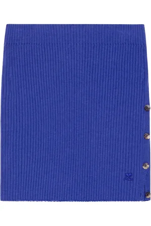 Courrèges Ribbed mini skirt