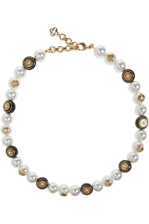 Casablanca Pearl-embellished necklace