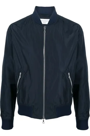 OFFICINE GENERALE Shimmer zip-up bomber jacket