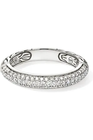 John Hardy Sterling JH Essential diamond band ring