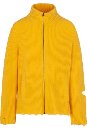 A PAPER KID Distressed cardigan
