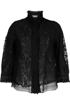 SHIATZY CHEN Organza lace-overlay jacket