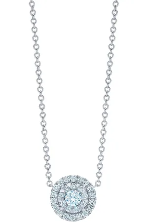 Kwiat 18kt white gold diamond Sunburst pendant