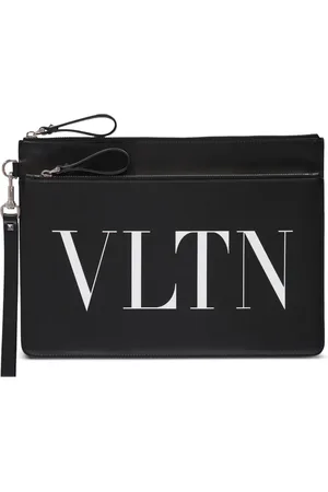 VALENTINO GARAVANI Logo-print clutch bag