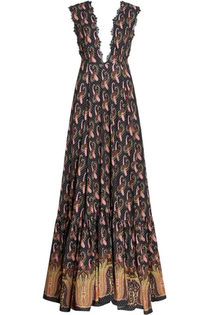 Etro Paisley-print sleeveless maxi dress